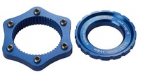Adaptér Reverse kotouče dISkové brzdy centerlock/6D Blue