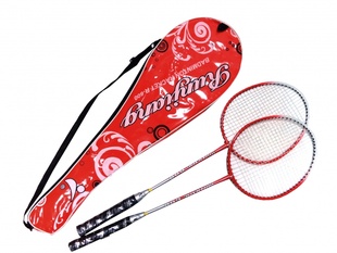 Badmintonová sada DE LUXE červená