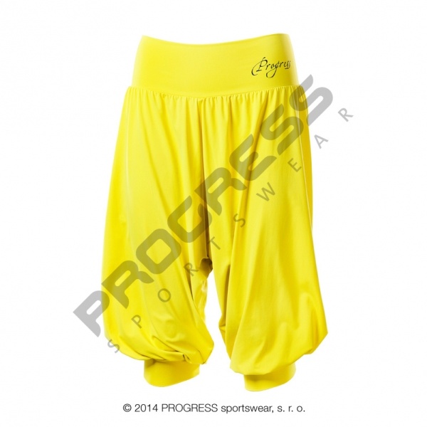 Kalhoty 3/4 dámské Progress MILLA 3Q žluté