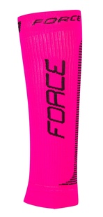 Ponožky-kompresní návleky FORCE, růžovo-černé