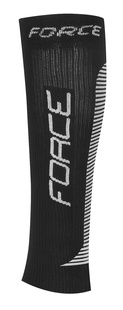 Ponožky-kompresní návleky Force, černo-bílé