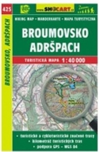 Mapa cyklo-turistická Broumovsko - 425