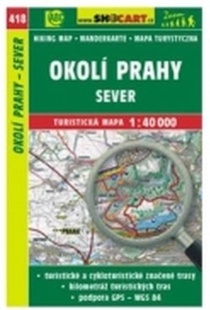 Mapa cyklo-turistická Okolí Prahy sever - 418