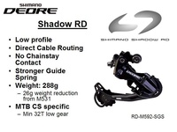 Přehazovačka Shimano Deore M592 SGS Shadow