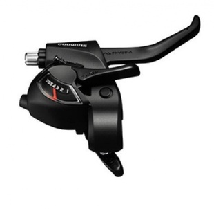 Brzdová páka s řazením Shimano STEF41 3p černá