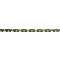 Řetěz KMC DLC11 žluto-černý 118čl. BOX