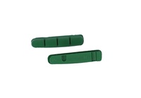 Brzdové gumičky XLC BS-X01 zelené 55mm keramické Shimano 2 páry