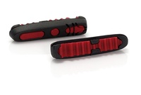 Brzdové gumičky XLC BS-X04 černo/červené 55mm 2 páry