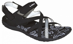 Boty dámské LOAP CAIPA sandály černo/bílé