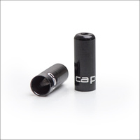 Otevřená koncovka Capgo pro 5mm brzdový bovden, mosazné poniklované, černé, 200ks