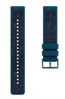 Řemínek Polar 20mm textil/silikon modrý, vel. M/L