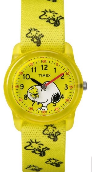Hodinky Timex Peanuts Time Teachers žlutá