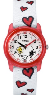 Hodinky Timex Peanuts Time Teachers červená