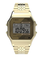 Hodinky Timex T80 zlaté »retro«