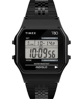 Hodinky Timex T80 černé »retro«