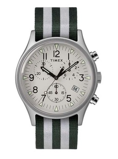 Hodinky Timex MK1 Aluminum Chrono White/Grey
