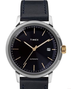 Hodinky Timex Marlin Automatic Silver, černá/černá