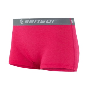 Kalhotky dámské SENSOR MERINO ACTIVE s nohavičkou magenta