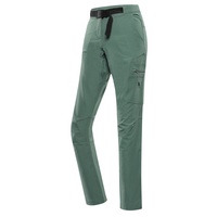 Kalhoty dámské dlouhé ALPINE PRO CORBA softshellové zelené