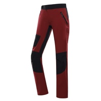 Kalhoty dámské dlouhé ALPINE PRO SPANA softshellové červené