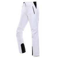 Kalhoty dámské lyžařské ALPINE PRO HADEMA softshellové bílé