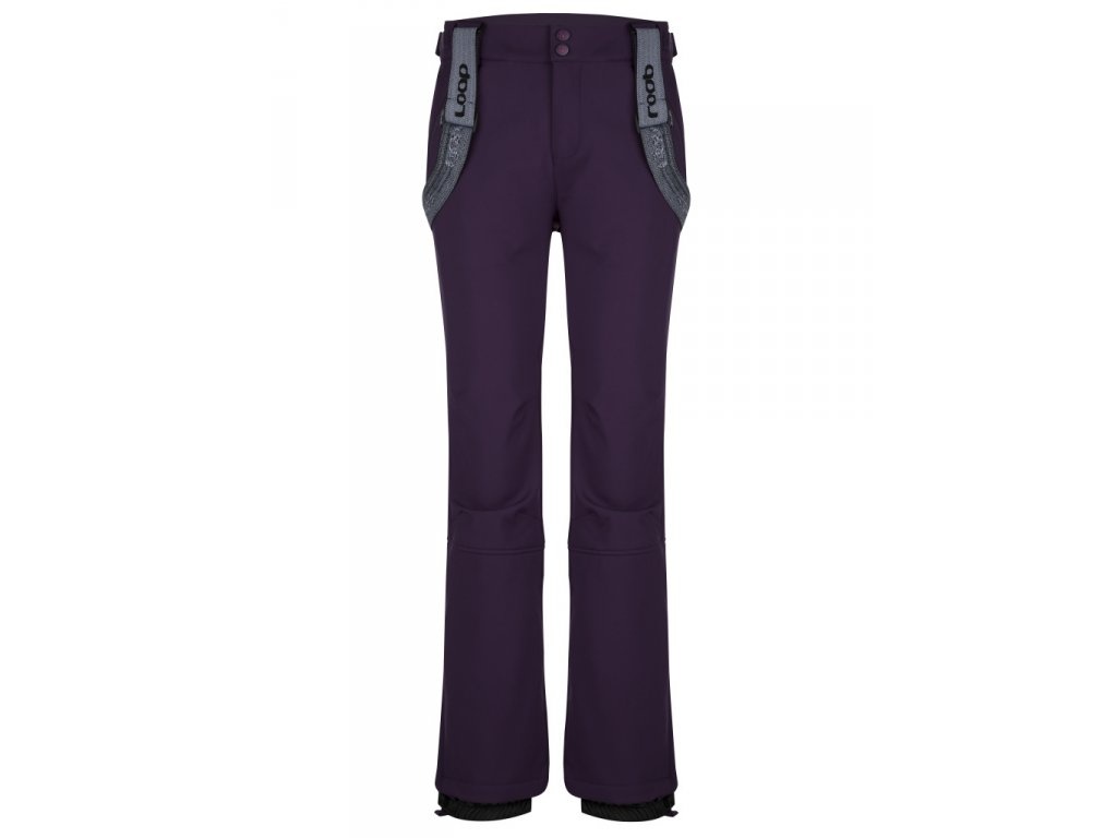 Kalhoty dlouhé dámské LOAP LIZZY softshell fialové