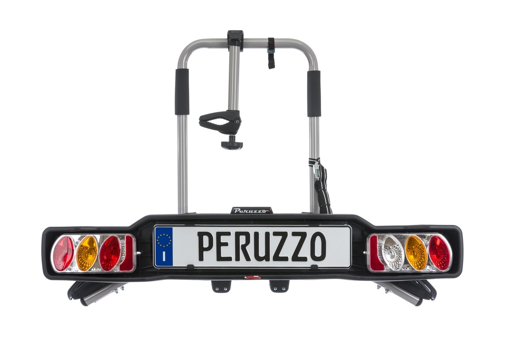 Nosič Peruzzo PARMA tažné zařízení pro 2 kola Fe, stříbrný