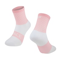 Ponožky Force TRACE, růžovo-bílé
