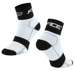 Ponožky Force SPORT 3, bílo-černé