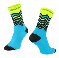 Ponožky Force WAVE, fluo-modré