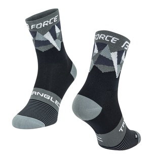 Ponožky FORCE TRIANGLE, černo-šedé