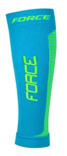 Ponožky-kompresní návleky Force, modro-fluo
