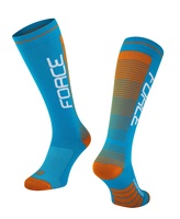 Ponožky Force COMPRESS, modro-oranžové