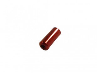 Koncovka bowdenu 4.0mm CNC červená 20ks
