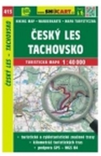 Mapa cyklo-turistická Český les, Tachovsko - 413