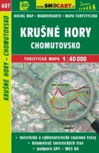 Mapa cyklo-turistická Krušné hory, Chomutov - 407