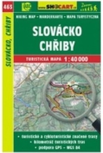 Mapa cyklo-turistická Slovácko, Chřiby - 463