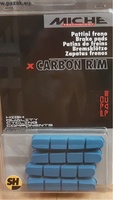 Brzdové špalky MICHE X-Carbonio SH 4 ks modrý