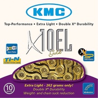 Řetěz KMC X-10 EL Gold Light 114čl.