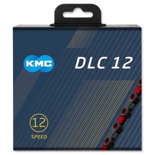 Řetěz KMC X-12 DLC black/red 126čl. box