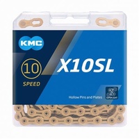 Řetěz KMC X-10 SL gold 114čl. box