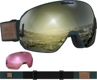 Lyžařské brýle Salomon S/MAX sigma green/solar bk gold 20/21
