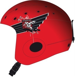 Lyžařská helma Salomon ZOOM JR red