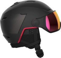 Lyžařská helma Salomon Pioneer LT Visor Sigma red