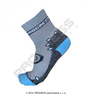 Ponožky dětské Progress KBS šedo/modré
