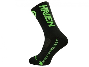 Ponožky HAVEN LITE NEO LONG 2páry černo/zelené