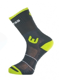 Ponožky Progress WALKING šedo/zelené