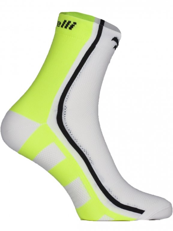 Ponožky Rogelli Q-SKIN reflexní žluté