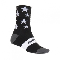 Ponožky SENSOR STARS černo/bílé