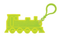 Přívěšek reflexní vlak žlutý